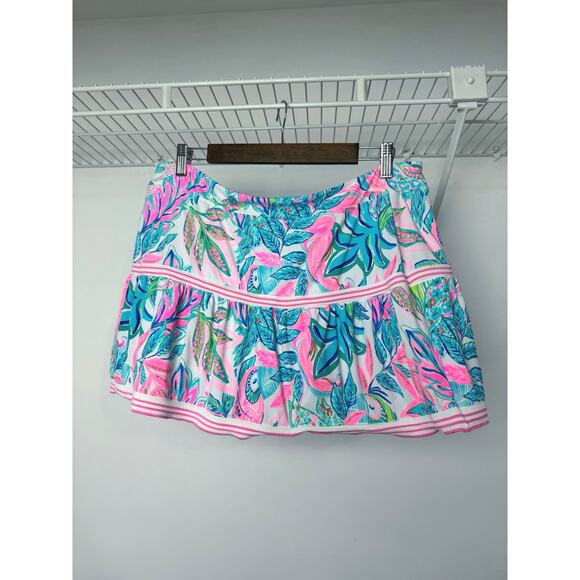 Lilly Pulitzer Dresses & Skirts - Lilly Pulitzer Luxletic Dara Skort Toucan Do It Better XL Rare Print